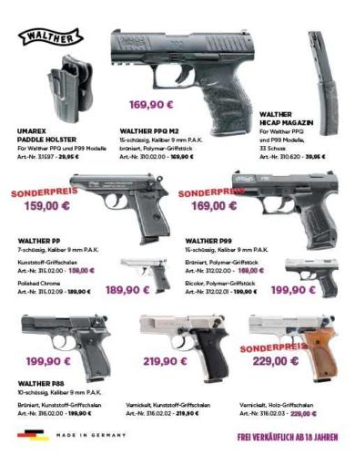 Waffen Hoffmann Neunkirchen, Flyer, Angebote 2020/2021